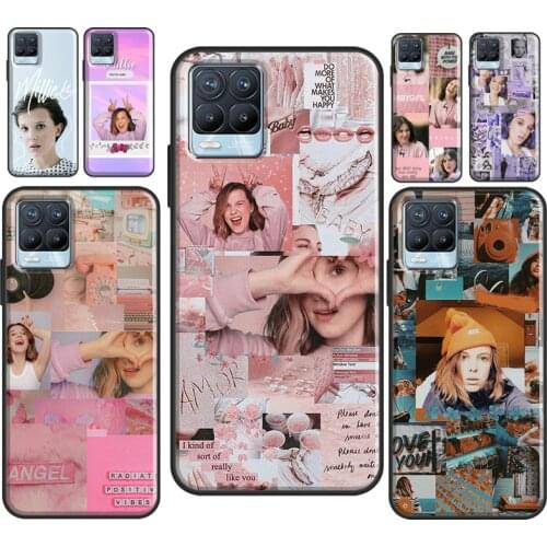 Millie Bobby Brown For OnePlus 9 Pro 8 7T 8T Nord Case For OPPO Realme 8 Pro X2 6 7 Pro GT Neo C3 C21 Cover