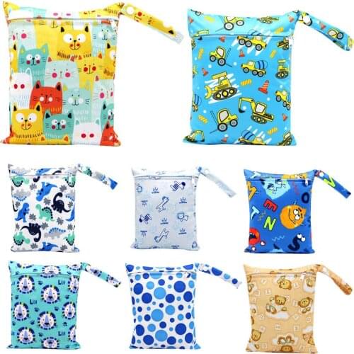 Baby Diaper Storage Bag Washable Eco-friendly Baby Stroller Accessories Travelling Out to Carry Sanitary Napkin Bag Convenience