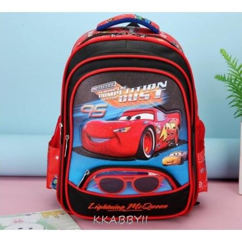 Disney Kids Cars School BagsSpiderman Children Backpacks for Girls Boys Waterproof Primary Schoolbag Mochila Bookbag