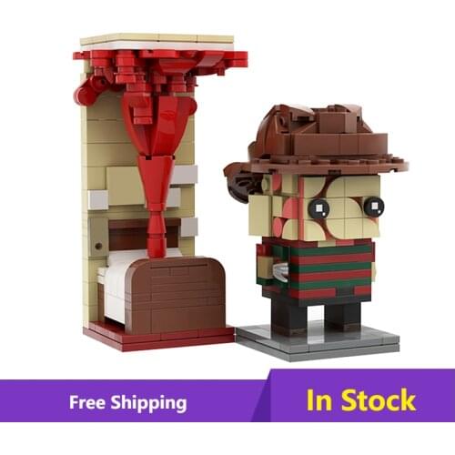 Classic Horror Movie Ghost Killer Brickheadz Building Blocks MOC-46943 Model Diy Educational Collection Toys Childrens Gifts