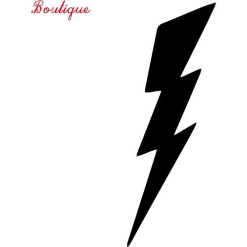 Lightning cartoon car sticker covering scratch car motorcycle exterior car PVC waterproof polyethylene sticker 16cm * 5.8cm