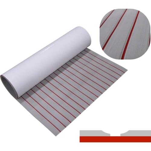 EVA Foam Faux Teak Boat Flooring Mat Self Adhesive Deck Floor Sheet Pads For Yacht Marine RV Ship Surfboard Gym Ship Bathroom