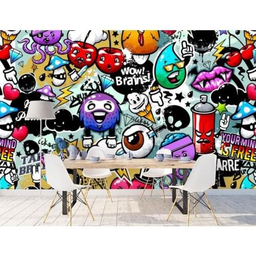 Bacal Custom 3D Photo Wallpaper For Cartoon Abstract Children Room Boys Room Bedroom Background Wall Art Mural Wallpaper huda