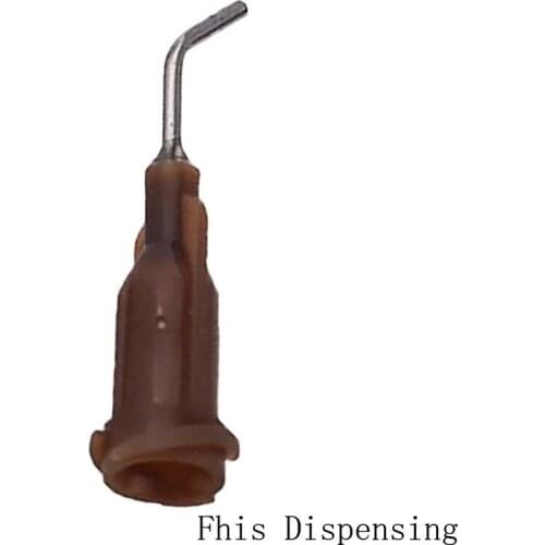Stainless Steel Distribution Blunt Tip 19G 45 Degrees Elbow Dispensing Needles Pack of 20