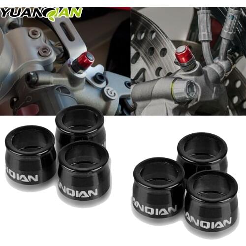 Motorcycle Universal Racing Street Billet Bleed Valve Cover Kit For APRILIA RSV4 Racing Factory RSV4RR RSV V2 1000 Tuono V4 1100