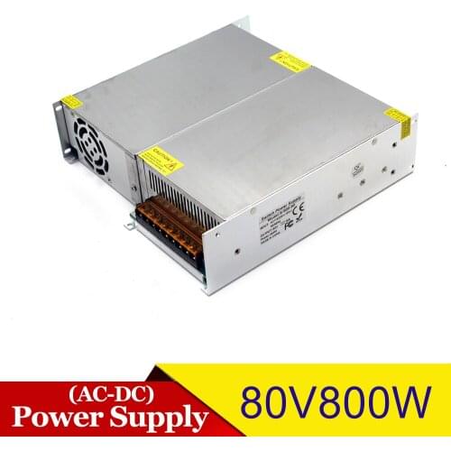 Universal Switch power supply DC 80V 10A 800W Driver Transformer 110V 220V AC DC80V SMPS For Industrial Equipment Machinery
