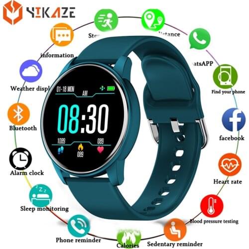 2021 Women Smart Watch Activity Tracker Heart Rate Monitor Waterproof Sports Ladies Smartwatch Watches Men For Android IOS Clock