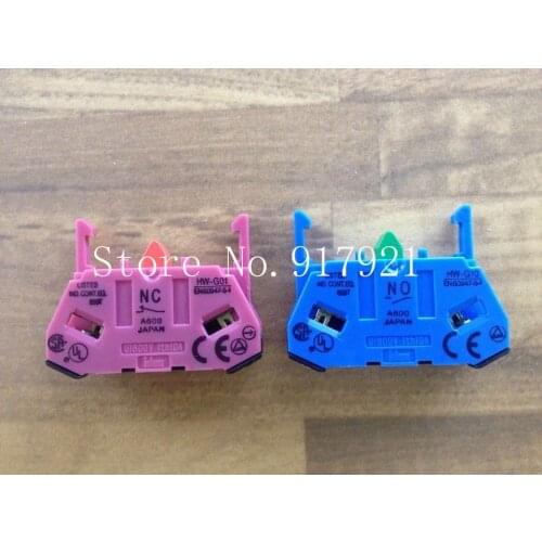 [ZOB] Imported Japanese IDEC HW-G01 HW-G10 and the normally closed contact of the normally open contact button contact --20pcs