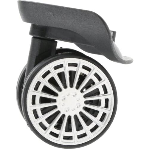 1 Pair Swivel Mute Suitcase Luggage Casters Replacement Wheels For Travelling A58# Travel Accessories Repair Tool Casters
