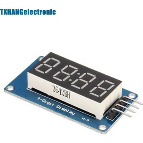 2PCS 4Bits Digital Tube LED Display TM1637 Module With Clock Display diy electronics