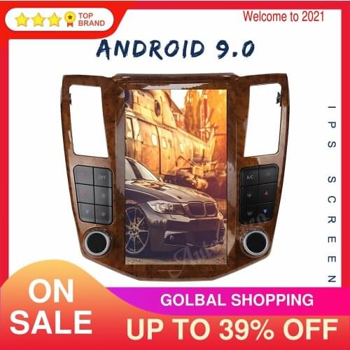 4+128G Android 9.0 For Lexus RX300 RX350 RX400 2004-2007 Tesla Radio Car Multimedia Player GPS Navigation Head Unit Radio Stereo