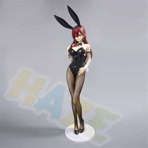 Anime Fairy Tail Erza Scarlet Bunny Girl Sexy PVC Figure Model Toy 47cm New In Box