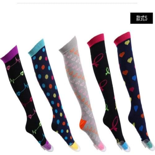 3pair/lot Girls stockings stretch compression stockings nurse leg pads high tube running pressure stockings