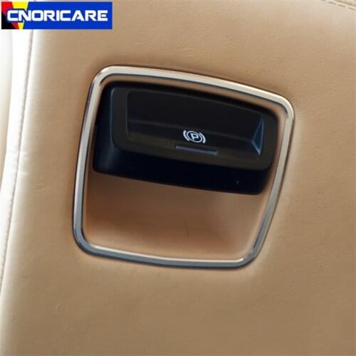 Car Electronic Handbrake Switch Frame Decoration Sticker Trim For Porsche Panamera 2009-15 Aluminium Alloy Interior Styling
