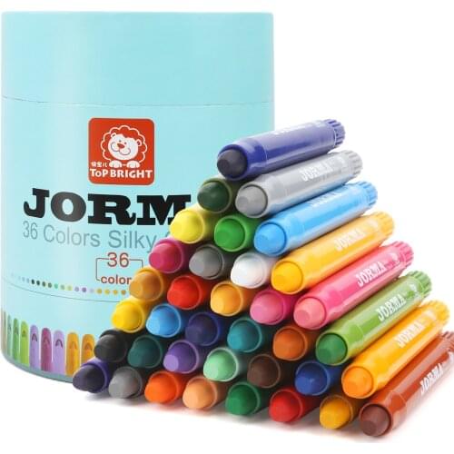 Children Colorful Revolving Painting Stick Crayon Toys Washable Non-toxic Baby Art Supplies Suit for Kids Drawing Stationery