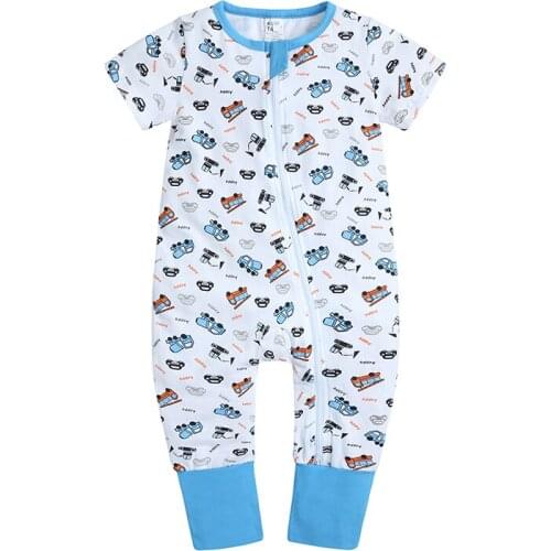 Summer Baby girl Boy clothes For newborn baby romper Jumpsuit Cotton Car Short Sleeve Pajamas clothes girl costumes Bodysuit