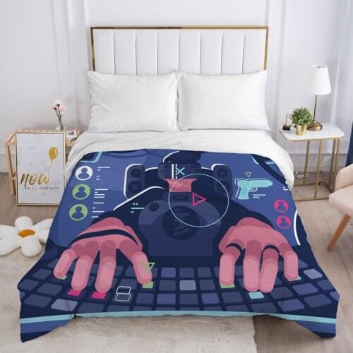 Cartoon Gamepad Childrens Duvet cover Quilt/Blanket/Comfortable Case Bedding for kids baby girls Single for Home Big hand