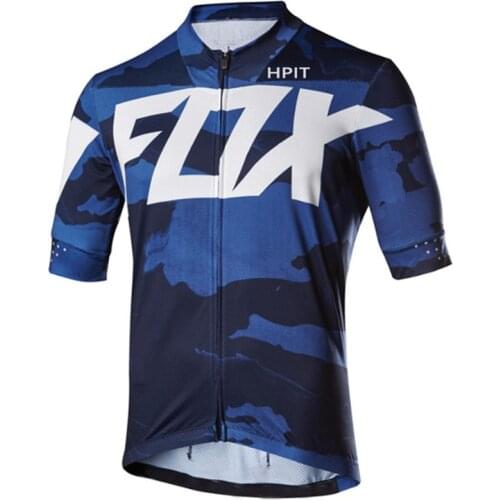 2021 New Hpit Fox Pro Team Summer Cycling Shirt Short Sleeve Man Downhill Mtb Bicycle Clothing Cycling Maillot Quick Drying