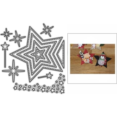 New Meteor Star Sky Craft Embossing Mold 2021 Metal Cutting Dies for DIY Decorative Scrapbooking Album and Card Making No Stamps