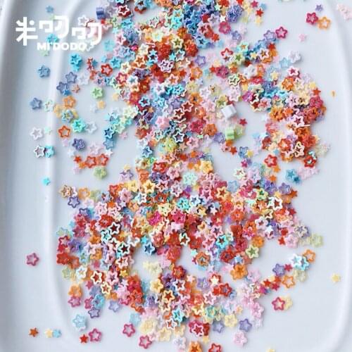 Star Sequins 20g 4mm Paillette Sewing Garment Accessories Clothing Accessories DIY Sequins for Scrapbooking Shakes