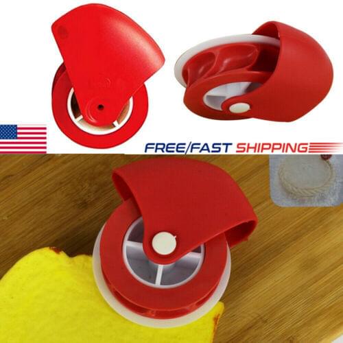 Pizza Pastry Lattice Cutter Pastry Pie Decoration Cutter Plastic Wheel Roller