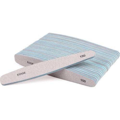 100pcs Diamond Nail File 150/150 Lime a ongle Manicure Double-sided Buffer Block Washable Sandpaper Nail Care Pedicure Tools