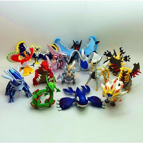 Pokemon Genuine Action Figure Pokemon EHP Lunala Solgaleo Kyogre Scene Decoration Static Model Doll Collect Souvenirs Toy Gifts