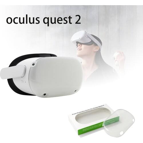 Durable, suitable for Oculus Quest 2 virtual reality headset accessories, transparent protective cover to prevent scratches