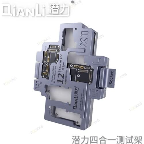 Qianli iSocket 4 in 1 Motherboard Layered Test Stand for iPhone 12/12Pro/12Pro Max/12 Mini Logic Board Diagnostic Test Fixture