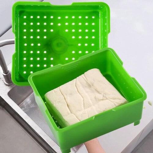 DIY Tofu Press Tofu Presser Drainer Tofu Maker Mold Kit Soy Pressing Mould Dish Tofu Drain Box Water Removing Gadget