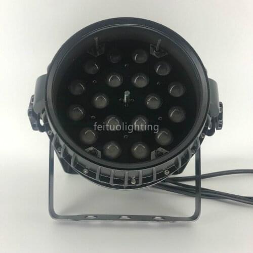 High Quality DMX Outdoor Led Par Zoom DJ Light 18x18w RGBWA UV 6in1 IP65 Led Par Waterproof Led Zoom Par Stage Light