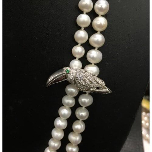 925 sterling silver clip lock woodpecker its used for fixing long necklace and decortaion women