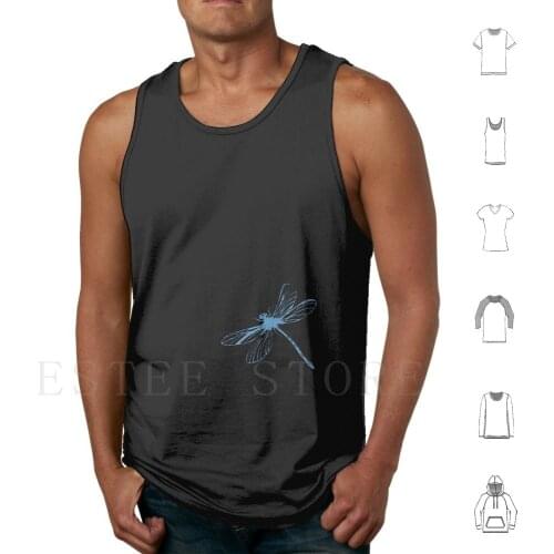 Dragonfly Tank Tops Vest Sleeveless Dragonfly