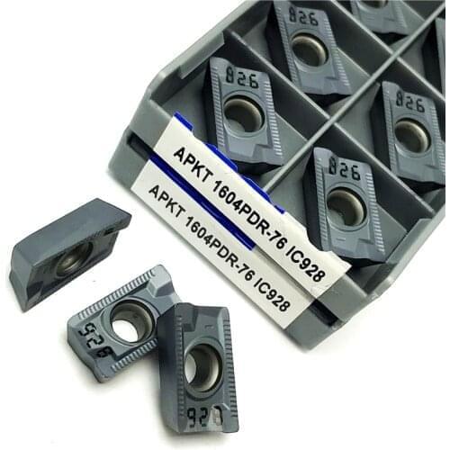 100PCS APKT1604 PDR 76 IC928 Indexable Milling inserts CNC Cutting tool turning insert high quality APKT 1604 lathe tools