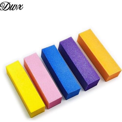 10PCS/LOT Nail File Buffer Block For Nail Art Manicure Colorful Sanding Buff Files Emery Board Tools Grinding Pedicure Sets