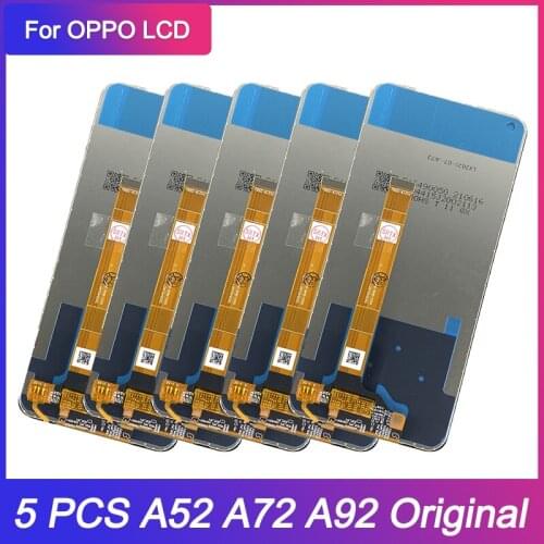 5 PCS Lot LCD For OPPO A52 A72 A92 2020 LCD Display Touch Screen Digitizer Assembly For OPPO A52 LCD Screen CPH2069 Display