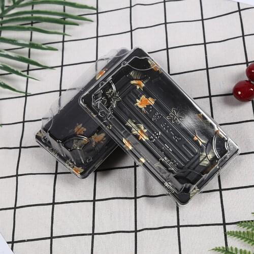 50PCS Disposable Sushi Packing Box Cake Box Fruit Cake Carry Out Container Rectangle Take Out Boxes Dessert Box Kitchen Tool