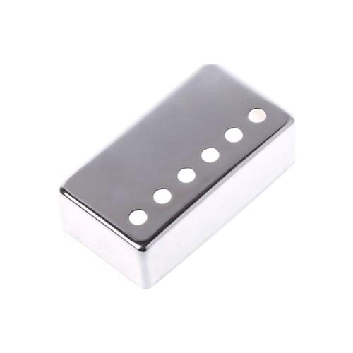 WXTF Electric Guitar Accessorie 6 Holes Silver LP Pickup Cover Humbucker 50 52 Copper