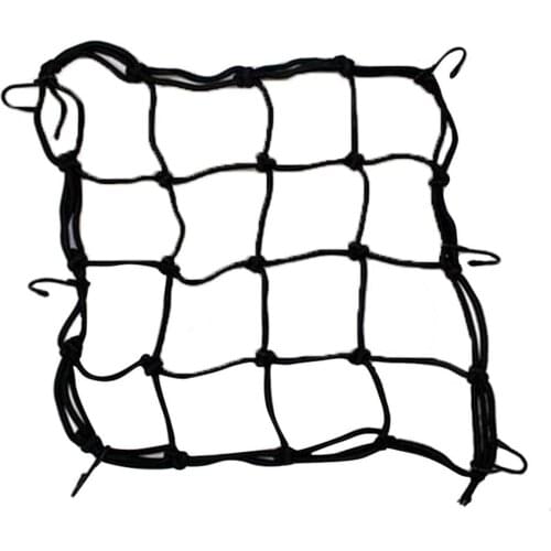 Motorcycle Luggage Net Bike 6 Hooks Hold Down Fuel Tank Network Helmet Mesh Web Bungee Travel Goods Bag for Tank Car Styling