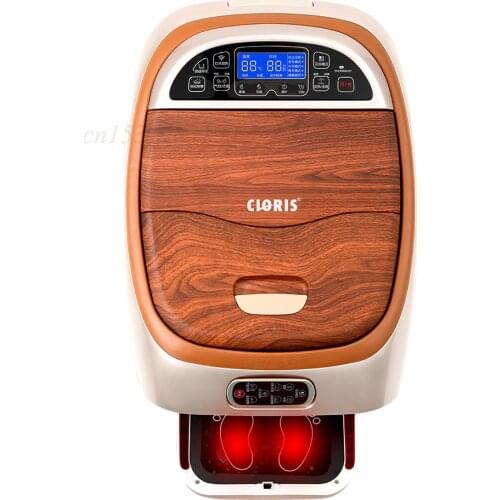 Foot bath electric massage home automatic pedicure machine soaking foot bucket over calf high depth bucket