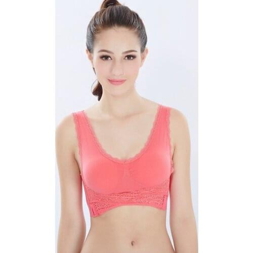 Fashion Sexy Solid Women Push Up Bras for Women Lace Solid Color Cross Side Buckle Wireless Plus Size Women Sleep Bra Soft Brale