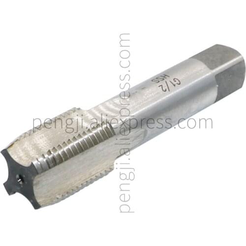 G 1/2 " -14 BSP 55 Degree Pipe Thread HSS Tap, Tapered Pipe Thread Tap Used for Conventional Machine Tapping or CNC Tapping