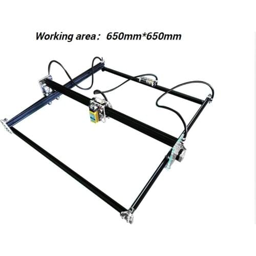65*65cm mini 0.5W-15W laser engraving CNC machine 2-axis DC 12V DIY engraving machine desktop wood engraving machine/cutting mac