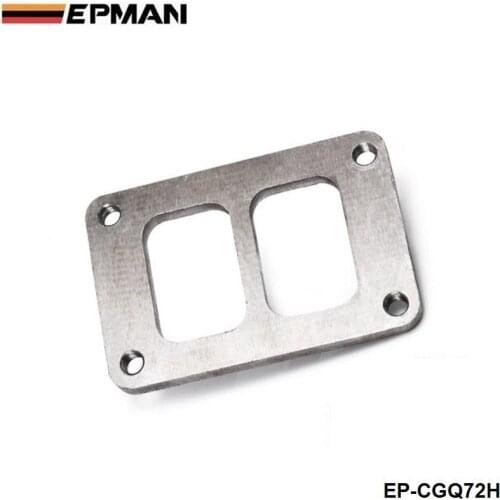 Jdm Performance T6 Divided Turbo Inlet Flange Threaded Holes Twin Scroll Large Frame 1/2" EP-CGQ72H