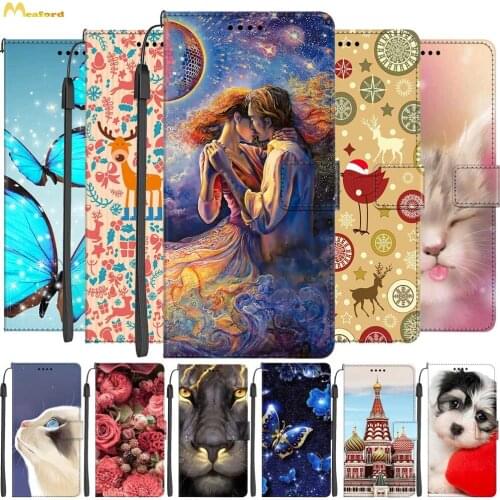 For Samsung Note 10 lite Wallet Leather Cases For Samsung Galaxy Note 20 A02 Phone Case Note10lite Card Holder Stand Book Cover
