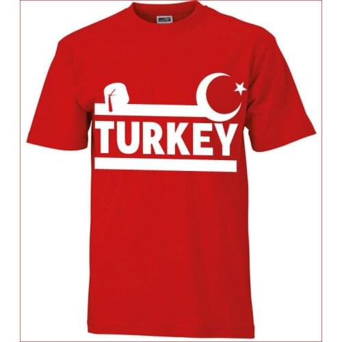 Summer Men Casual Fashion Turkei T-Shirt Turkey Turkisch Shirt