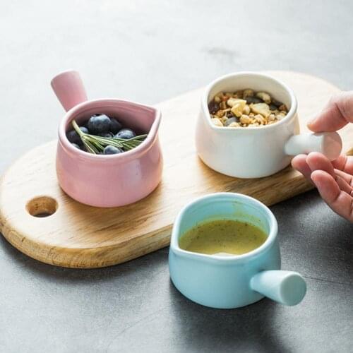 2021 Mini Milk Cup Ceramic Milk Jugs Milk Frother Jug Sauce Pot Latte Maker Coffee Pitcher Cup Cappuccino Milk Pot Espresso Cup