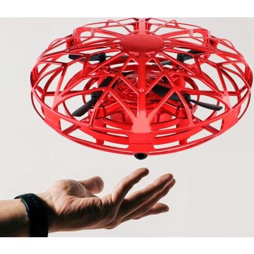 Mini Anticollision Sensor Induction Hand Controlled Altitude Hold Mode UFO Drone Machine On Radio Control Kids Toys