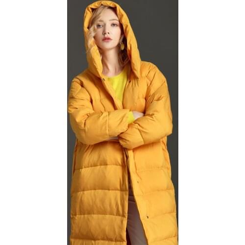 DMLFZMY Womens Winter Fashion Jacket Thick Warm Coat Lady Cotton Parka Jacket Long jaqueta Winter jacket with hood Feminina