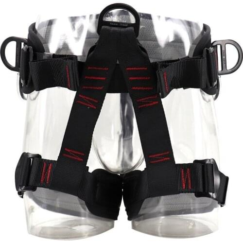 Outdoor Rocking Climbing Harness Mountaineering Half Body Safety Belt Climbing Accessories Climbing Equipment Ice Climbing